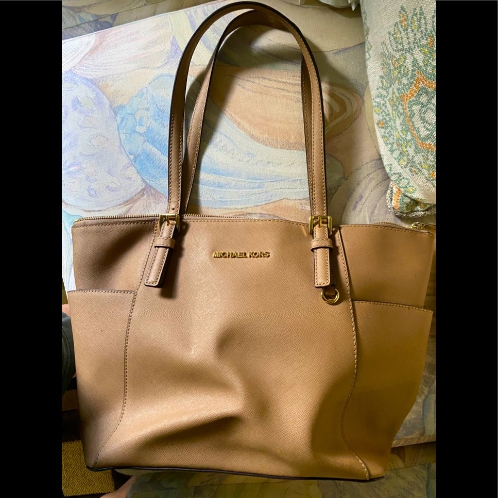 Michael Kors Tan Tote Bag